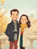 make cartoons caricature couple