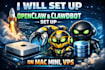 open claw clawdbot system setup and optimization on vps or mac mini