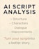 analyze your script, story or play using ai and give actionable feedback