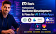 build, fix, debug and optimize rork ai rork app with backend and deployment
