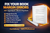 fix bleed and margin issues for print ready book formatting