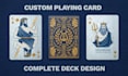 create custom card game design playing card deck educational card design