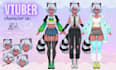 make vtuber model art at a very cheap price