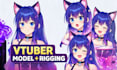 design and rig vtuber model live2d vtuber rigging anime vtuber model
