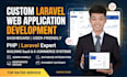 develop a custom php laravel web application