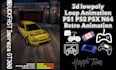 do retro 3d lowpoly loop animation in p1 ps2 psx n64 style, character animation