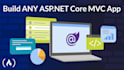 build asp net core mvc web application with full functionality