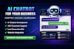 build ai chatbot, chatgpt ai bot, custom ai chatbot development