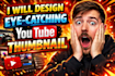 design eyecatching youtube thumbnail