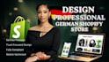 design or redesign a professional german shopify store