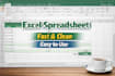 design excel spreadsheet and automation