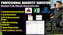 do construction estimation, material takeoff, and cad drafting