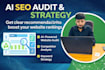 do ai SEO audit and strategy with actionable recommendations