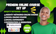 setup skool online course skool community mighty networks online course