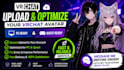 upload and optimize your vrchat avatar for PC and quest