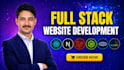 do full stack website development, frontend, backend and laravel developer