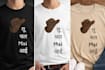 design minimalist t shirt with commercial license