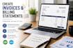 create invoices and billing statement