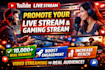 youtube live stream, video streaming and gaming live stream