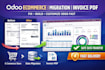 build odoo ecommerce website odoo invoice pdf  migrate odoo data cusomize module