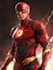 unique superhero character art comic style