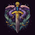 create fantasy sketch logo