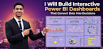 be your data analyst in power bi and excel expwert