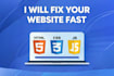 fix HTML CSS javascript bugs