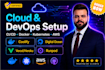 build devops cloud infrastructure, ci cd, mlops and secops pipeline