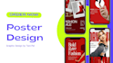 create engaging poster in canva