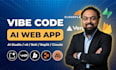 vibe code web app using ai studio, v0, bolt, replit, claude