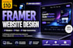 design a high converting framer landing page for your startup framer website