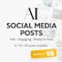 write engaging social media captions and posts