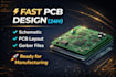 do your pcb design, digital circuit design and electronics projects