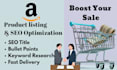 write SEO amazon product listing and description