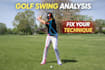 analyze your golf swing using slow motion and biomechanics
