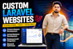 build custom laravel website with admin panel for business or startup