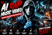 create cinematic ai rap music video drill music video ai music vide o with vfx