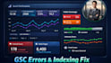 fix google search console errors, indexing issues and coverage problems