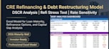 build a cre refinancing and debt restructuring model in excel