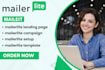 do mailerlite setup, mailerlite landing page,mailerlite campaign and automation