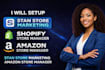 setup stan store marketing shopify store manager amazon store manager