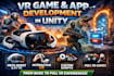 develop VR apps, games, and experiences in unity 3d