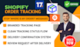 setup your shopify order tracking page parcel panel aftership 17track track123