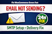 fix woocommerce email not sending, SMTP setup and email delivery issues