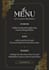 design elegant wedding menu invitation and event stationery