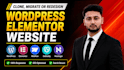 revamp, rebuild or replicate wordpress website and migrate to your host