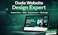 design, redesign, and develop a responsive duda website with SEO and ecommerce