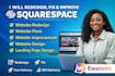 build squarespace website, squarespace website redesign