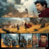 do a comic book page illustration comic art
